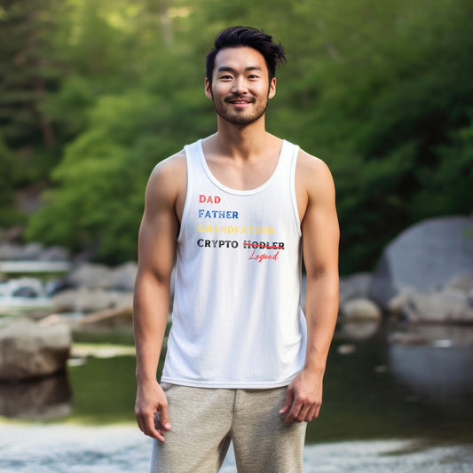 Dad, Grandfather, Crypto Legend - Crypto Tank Top