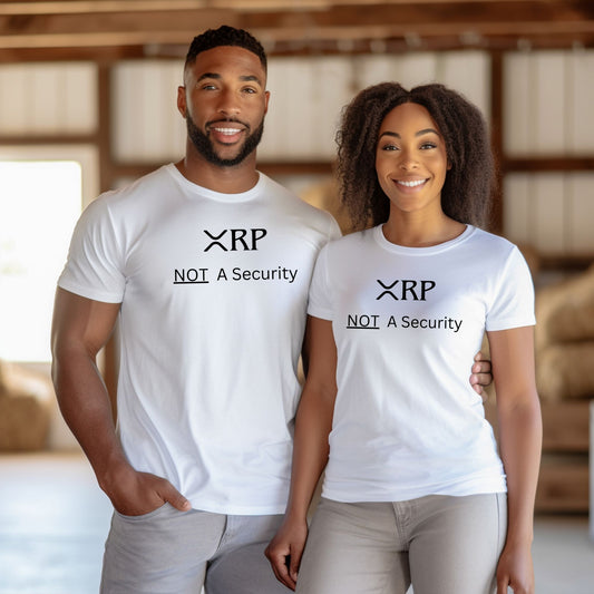 XRP - Not a Security - Classic - White Short Sleeve Shirt