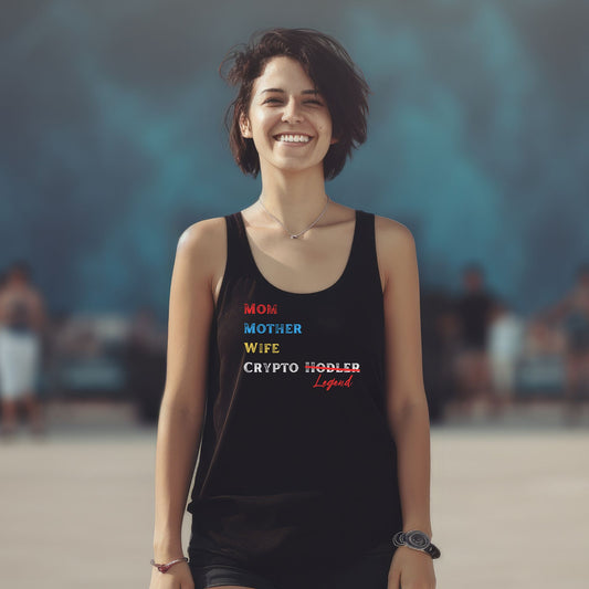 Mom, Wife, Crypto Legend - Crypto Tank Top