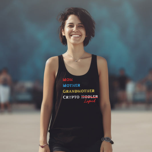 Mom, Grandmother, Crypto Legend - Crypto Tank Top