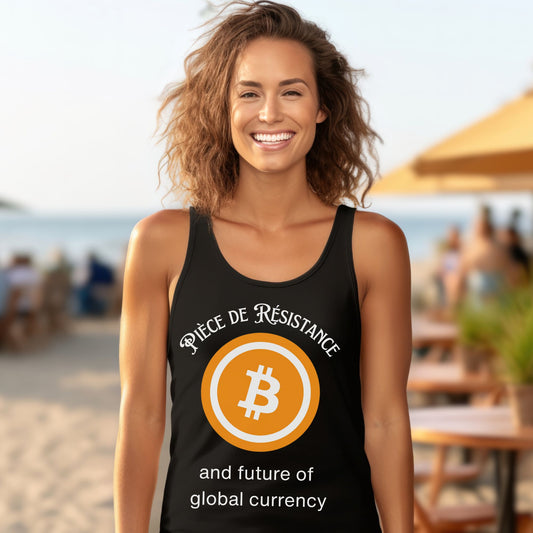 Pièce de Résistance - Bitcoin - Black Tank Top