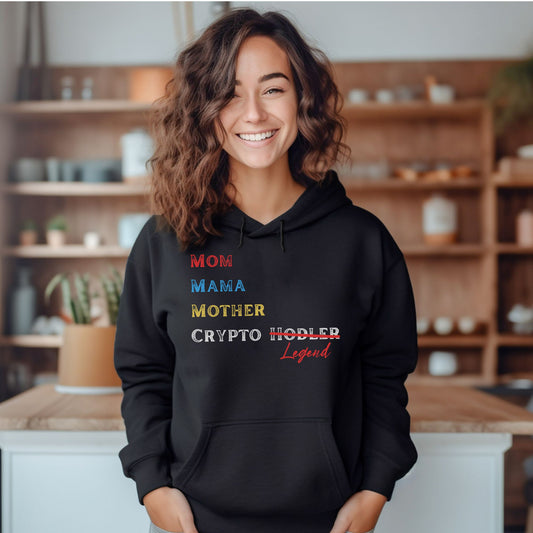 Mom, Crypto Legend - Light Weight Crypto Hoodie