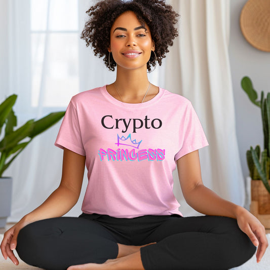 Crypto Princess - Punk/Graffiti - Pink Short Sleeve Crypto Shirt