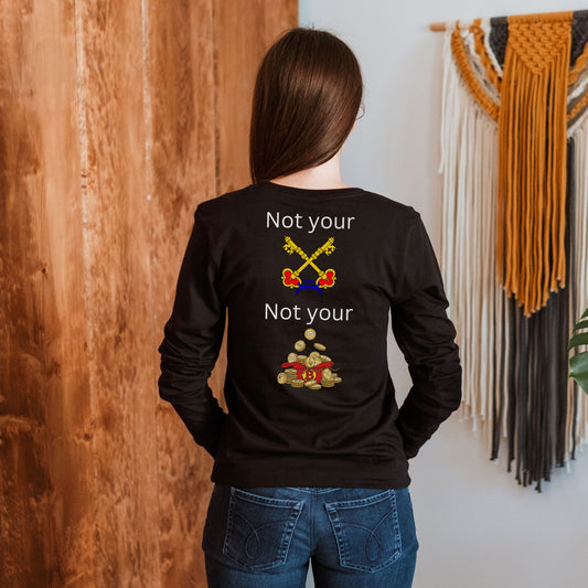 Not Your Keys, Not Your Crypto - Long Sleeve Crypto Shirt