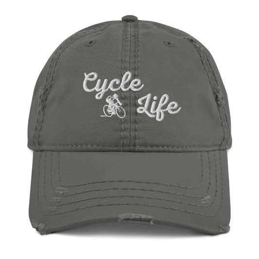 Cycle Life - Distressed Dad Hat