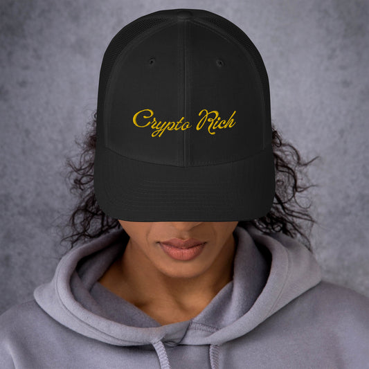 Crypto Rich - Trucker Hat - One Size Fits Most